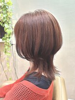 ヘアカフェ コトノハ(hair cafe Kotonoha)&nbsp;【コトノハ】マッシュウルフ首細くみえ秋色ディスコネ似合わせ◎