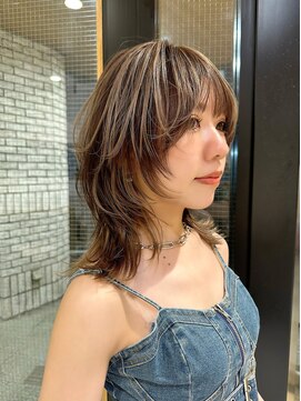 パーク(PAAQ) 【paaq田中智大】ウルフカット×ローライトカラー