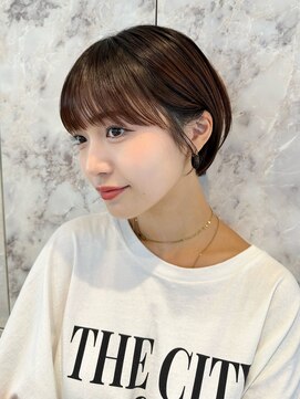 シー バイ ロンド 新宿(Sea by Lond) 【大重】コンパクトマッシュショート/髪質改善/透明感グレージュ