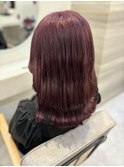 黒髪カタログ グレーベージュ レイヤーロング