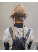 お呼ばれヘア