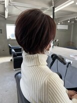 サムシング(Something.)&nbsp;ショートウルフレイヤー_ピンクベージュ