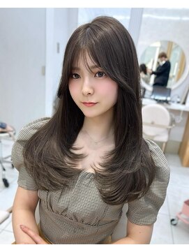 アフロートリノ(AFLOAT Leino) 似合わせ顔周り前髪カット　レイヤーカットハイレイヤー薄め前髪