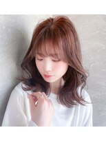 ヘアーズ ベリー 平野店(hairs BERRY) ★BERRYピンクブラウンエアリーロングフェイスレイヤーうる艶髪