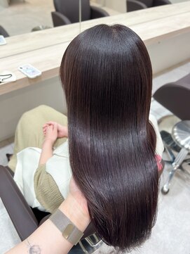 シュク 高円寺(SYUK) kanna【高円寺 中野】髪質改善カラー/ラベンダーベージュ/艶