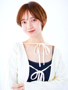 ヘアサロン ガリカ 表参道(hair salon Gallica) 耳かけもかわいい丸みショートボブのこなれヘア