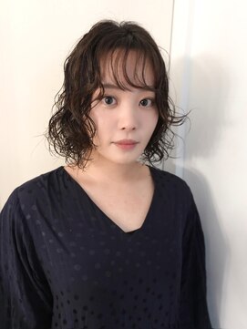 レコ 渋谷(LECO) ナチュラルニュアンスパーマスパイラルボブ