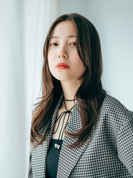 フレイムス ヘアアンドリラックス 東川口店(Frames hair&relax) 前髪なし×くびれレイヤーロング