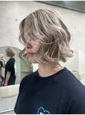 ブリーチカラー、ミルクティーベージュ、グレージュ