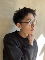 ビジネスマンに！メガネに合うベリーショート