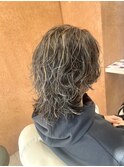 ウルフパーマ×ハイライト