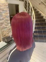 ブリッジ バイ ネオリーブ 綱島店(bridge by neolive)&nbsp;日吉/綱島　チェリーブラウンミニウルフデジタルパーマ