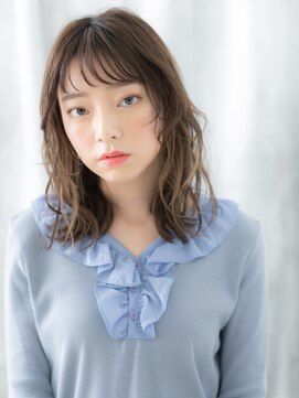 ドクターズサロン LAB 小山店 オリーブブラウン大人美人エアリーウェーブq小山10代20代30代