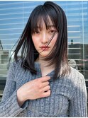 顔まわりレイヤーx髪質改善