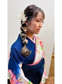 卒業式ヘア