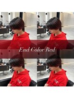 ルーストデラックス 京都河原町三条(ROOST dx)&nbsp;エンドカラー×センターパート