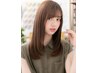 【期間限定】艶カラー+カット+AujaTrspa+マーブ+炭酸泉￥10700【ロング無料】