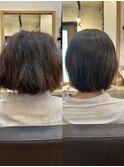 髪質改善◎ストレート仕上げ♪縮毛矯正＋カット　