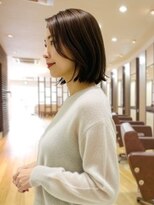 アビエクレール 河内花園(abije claire)&nbsp;艶やかボブ【河内花園駅】