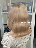 ベレーザ 渋谷(BELEZA) 15935ブリーチ&ダブルカラーパールベージュホワイトブロンド