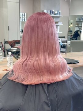 ベレーザ 渋谷神南(Beleza) 16836ラベンダーパープルホワイトピンクブリーチダブルカラー