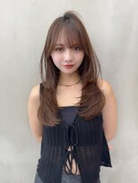 ロンドルーチェ 心斎橋(Lond luce)&nbsp;ダークアッシュ/ミディアムレイヤーカット［髪質改善/縮毛矯正］