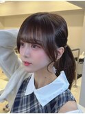 レイヤーカット/前髪カット／顔まわり／似合わせカット/髪質改善