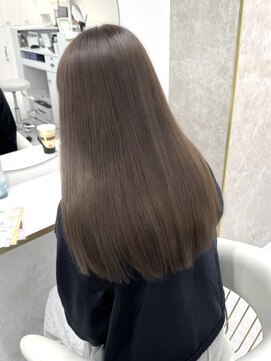 ワンズ リー 上大岡店(One's ly) イメチェンピンクベージュ アンブレラカラー前髪