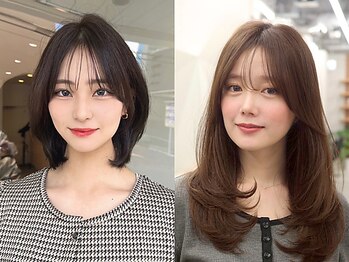 POCKET郡山安積店 ショートカットレイヤーカット髪質改善縮毛矯正【4月1日OPEN予定】の写真/自然なストレートと韓国風の美シルエットを両立。思わず触れたくなるような質感を。[郡山/郡山安積]