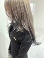 ビアンカ 伊勢崎店(BIANCA) ミルクティーグレージュブリーチ2回レイヤーに黒を入れて差別化