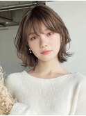 【ブルベ夏30代】ベージュグレージュの愛されくびれボブ