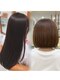 美容室サラサ 山鼻店の写真/髪質に合わせて柔らかい質感へ◎熱ダメージを抑える縮毛矯正で理想のストレートを叶えます♪