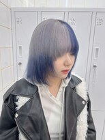 ディスイズ(thisis) 【thisis】ブルーシルバー/特殊デザイン/韓国風/レイヤーカット