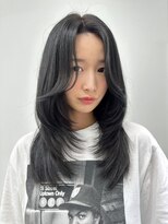 シック(CHIC)&nbsp;[CHIC yukino]韓国ヘア×ワンホンレイヤー×ブルーブラック
