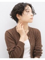 ドロップ(drop) 大人可愛いニュアンスショートパーマ