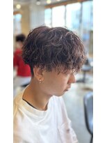 ロロネー 池田(Lolonois) 波巻きパーマブラウンカラー