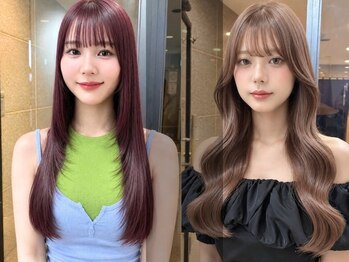 ホフ 大阪心斎橋店(F.O.F)の写真/変わり映え抜群◎ケアブリーチ取扱有◎髪質に合わせての相談.ご提案OK ［大阪心斎橋難波四ツ橋］