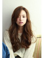 フェリシータ 総持寺店(felicita)&nbsp;エアーパーマで無造作ウェーブ★外国人風小顔メルトカラー！