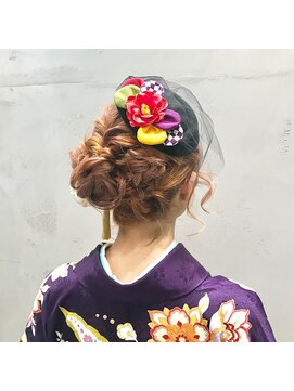 アンド バイ ヘアサロン(AND by hair salon) 振袖☆ヘアアレンジ