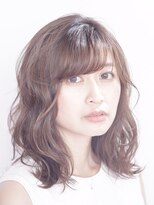 アフロディーテ 銀座(APHRODITE GINZA)&nbsp;黒髪/グレーベージュ/レイヤーロング/前髪パーマ/銀座