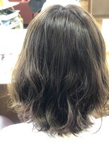 ココロ(HAIR CoCoro relaxation) 透明感☆グリーンベージュ&インナー バイオレットピンク♪