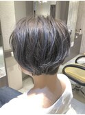 ショート、ブルーシルバー