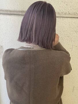 スタジオ ノル(studio noll) 【新宿 studio noll. 佐田】ラベンダーミニボブ210202