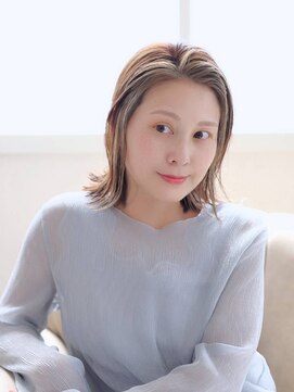 ヘアーメイクパウダー 天王寺寺田町店(Hair make powder) 外はねボブ☆ミニボブ20代30代40代フェイスフレーミング透明感