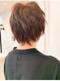福山 丸みショートヘア/ショートウルフ/ベリーショート人気Caary