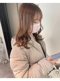 ブリーチなしWカラー ミルクティーベージュ