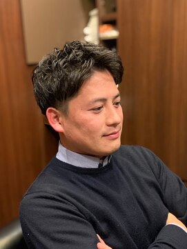 プレミアムバーバー 原宿店(PREMIUM BARBER produce by HIRO GINZA) ツーブロック×アイロンパーマ