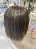 back style☆白髪ぼかしハイライトカラーvol.763