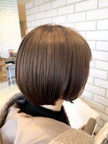 アッシュ 十日市場店(Ash)&nbsp;ラテベージュ　ショートボブ