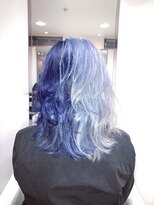 メルマードバーベル(Mermard Bavel)&nbsp;ハーフカラー(ネイビーブルー&スカイブルー)